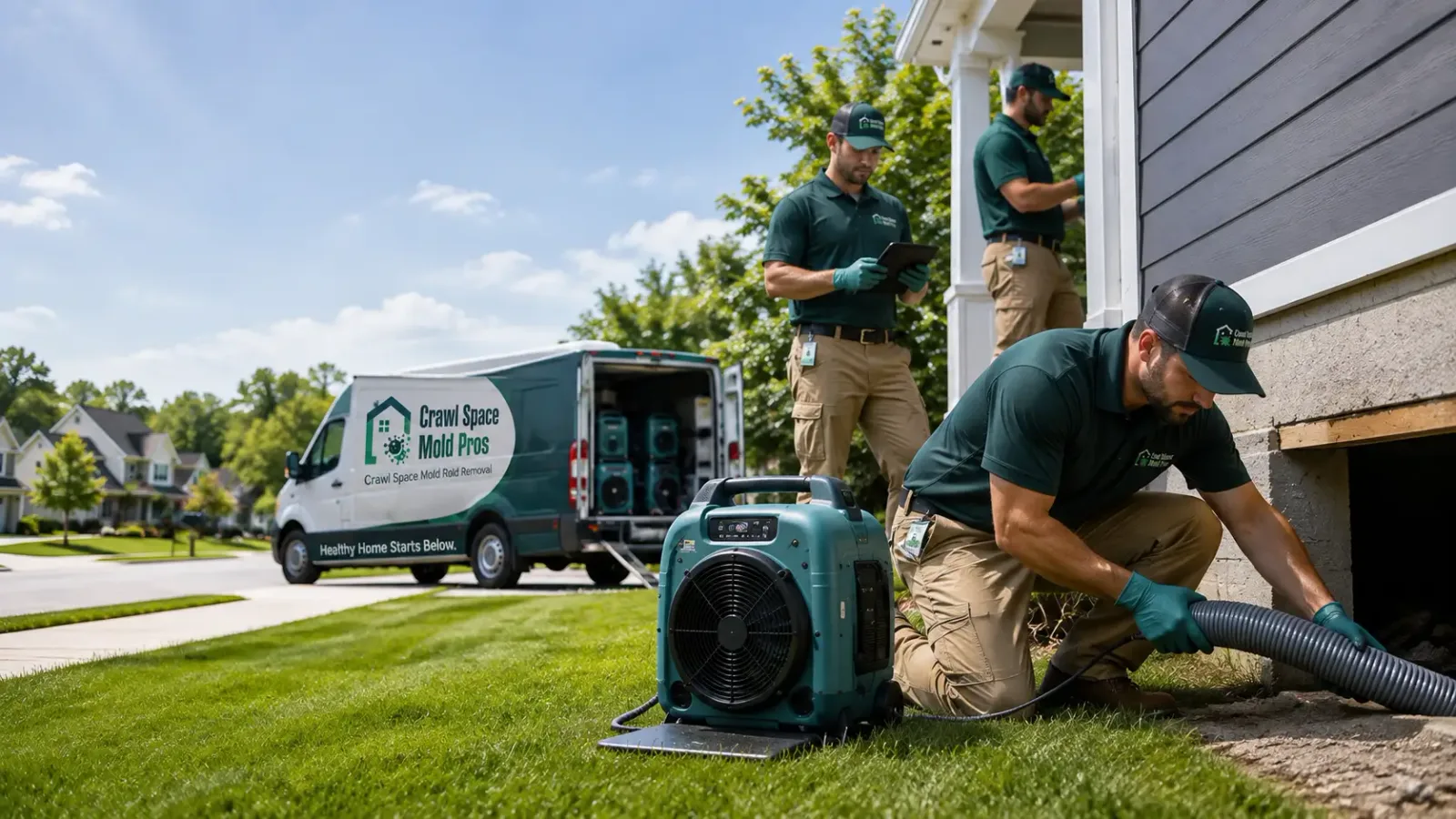 Crawl Space Mold Removal in Mcfarland, WI